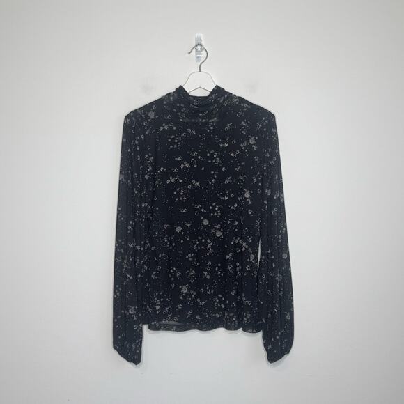 SANCTUARY | Night Dream Mesh Turtleneck | L - Picture 2 of 4